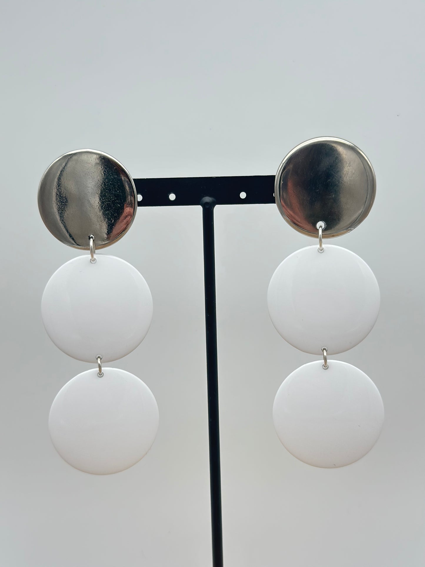 Boucles d’oreilles PLAQUES  - Francine BRAMLI