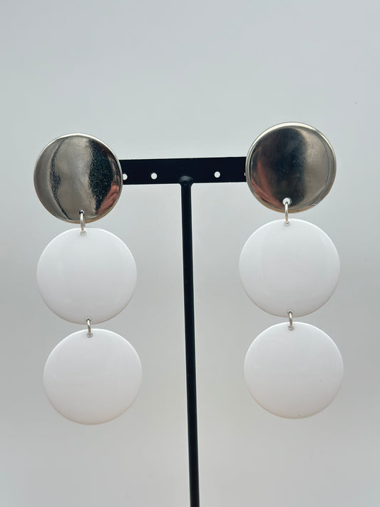 Boucles d’oreilles PLAQUES  - Francine BRAMLI