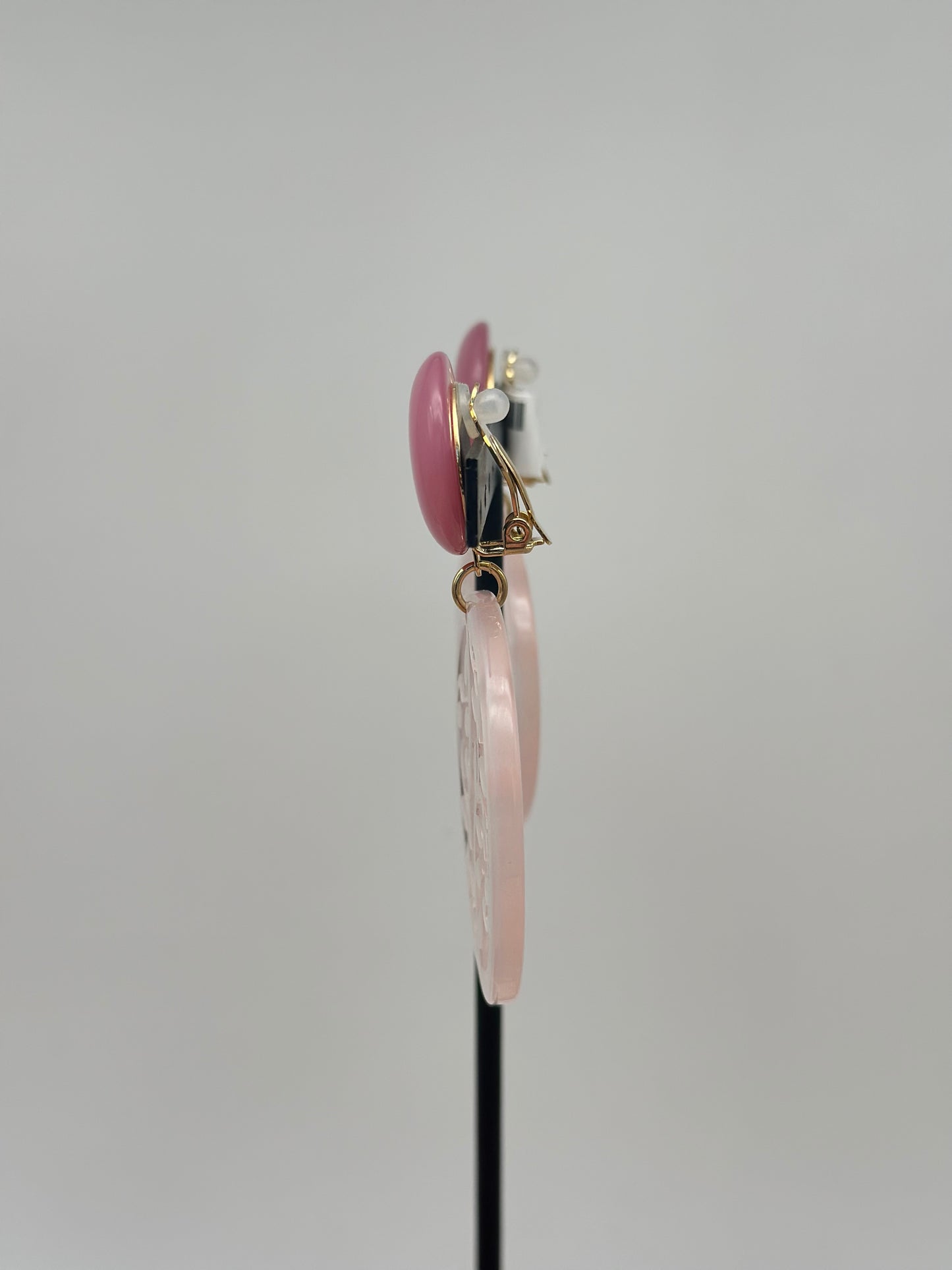 Boucles d’oreilles plaque - Francine BRAMLI