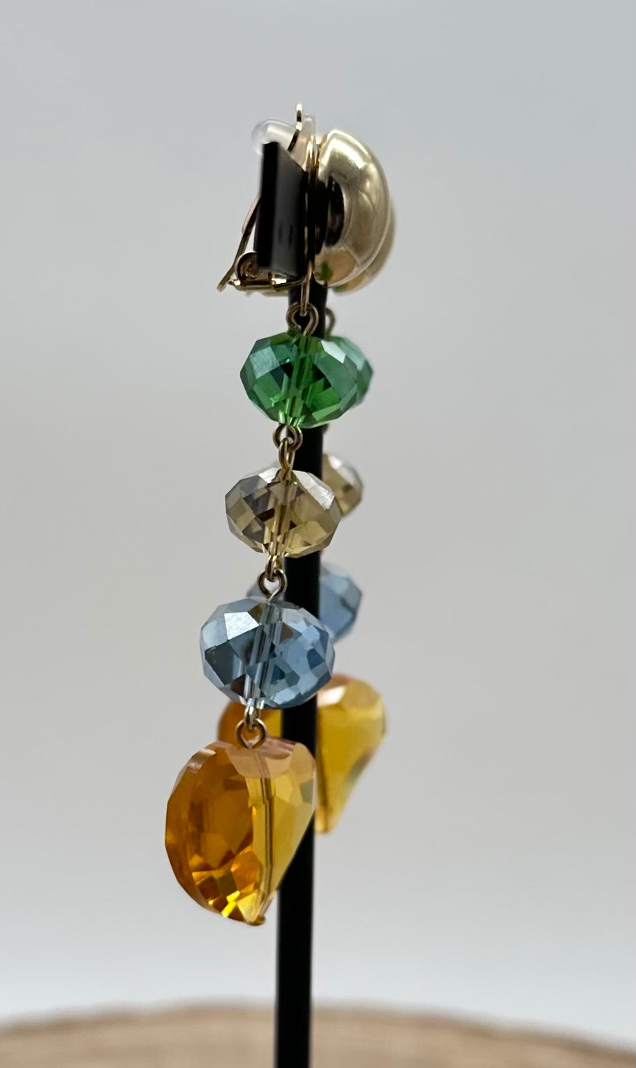 BOUCLES D'OREILLES ÉLÉMENTS SCINTILLANTS - Francine BRAMLI