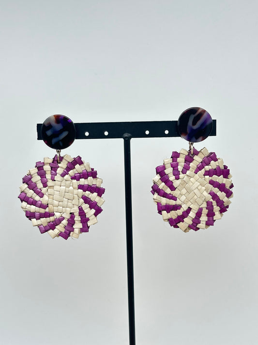 Boucles d’oreilles RAMBOUTAN  - Francine BRAMLI