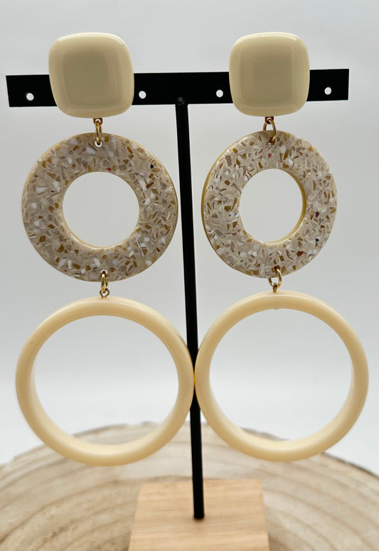 BOUCLES D'OREILLES GRANITO - Francine BRAMLI