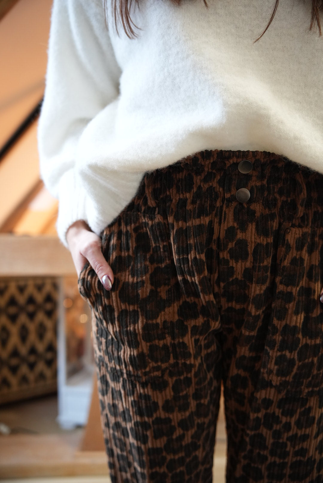 Pantalon léopard