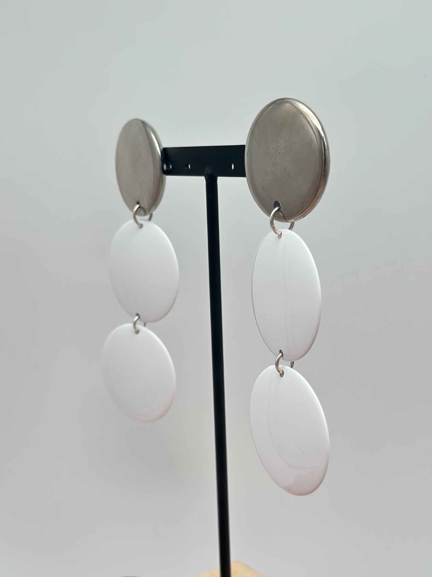 Boucles d’oreilles PLAQUES  - Francine BRAMLI