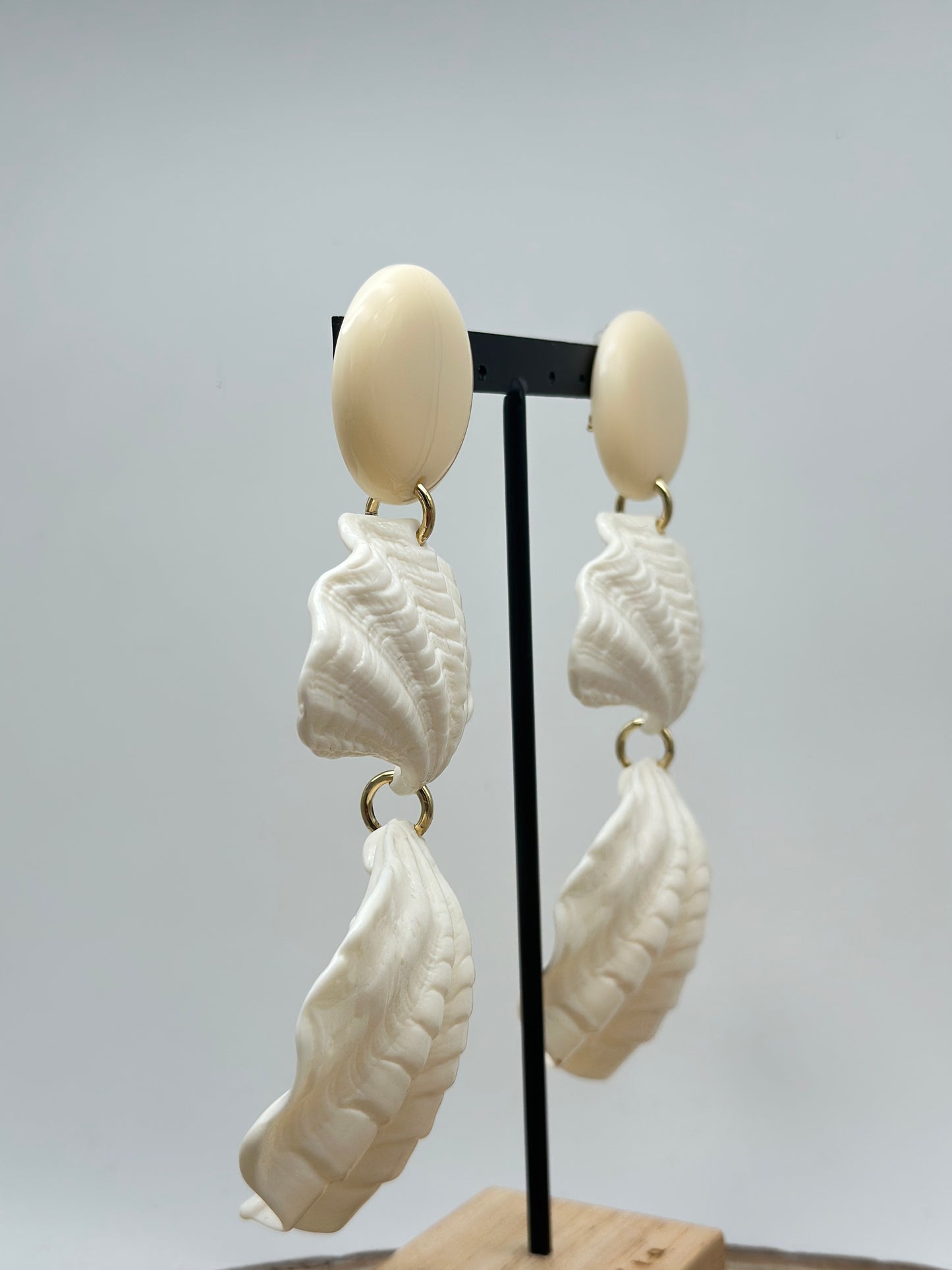 Boucles d’oreilles Bénitier - Francine BRAMLI