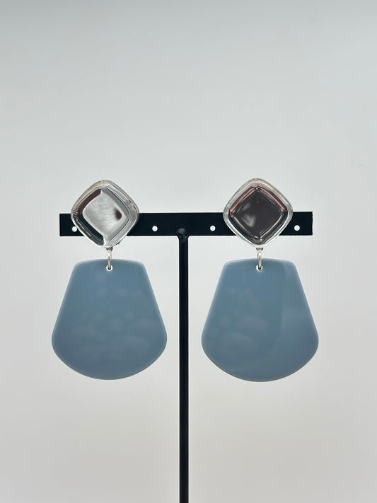 Boucles d’oreilles PLAQUES - Francine BRAMLI