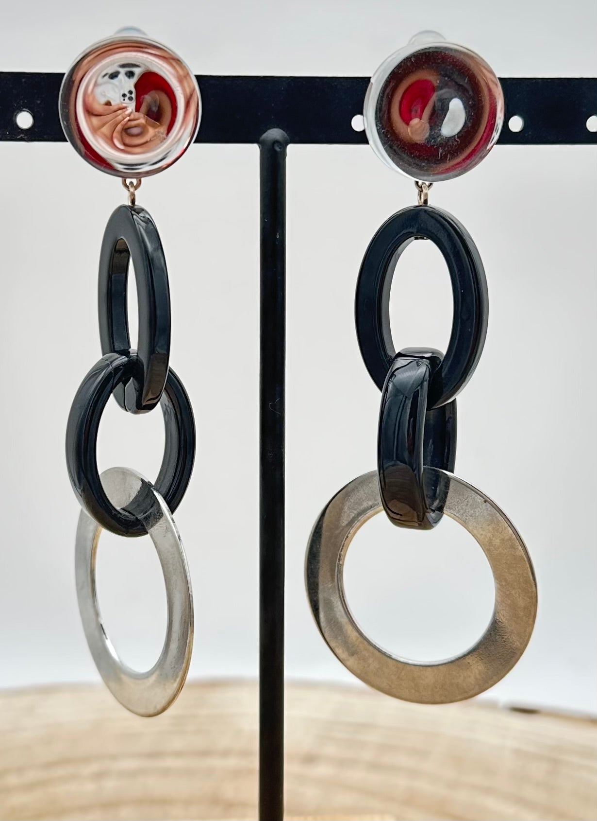 BOUCLES D'OREILLES MIROIR - Francine BRAMLI