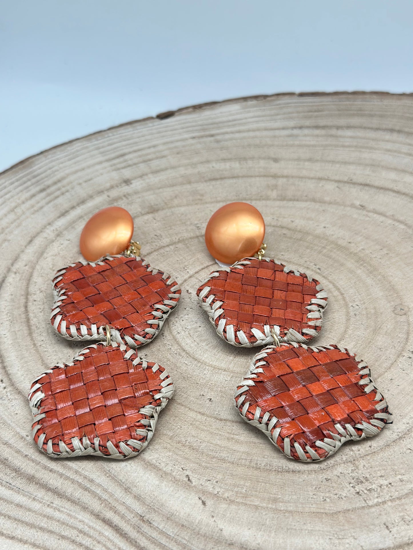 Boucles d’oreilles RAMBOUTAN  - Francine BRAMLI