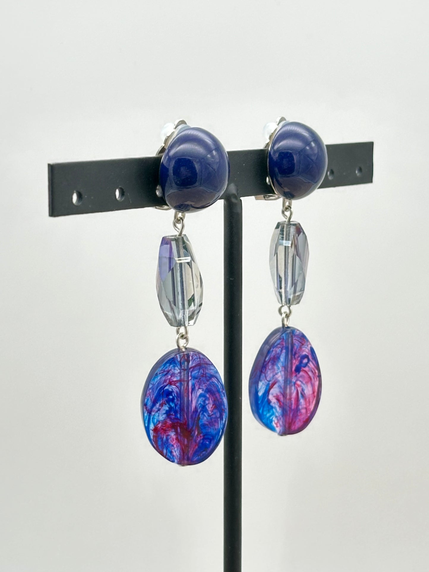 BOUCLES D’OREILLES ÉLÉMENTS SCINTILLANTS - Francine BRAMLI