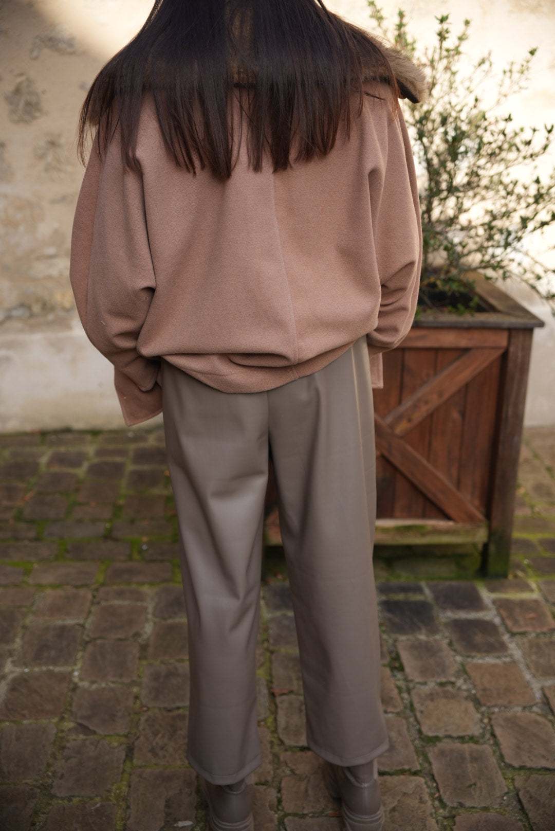 Pantalon simili cuir