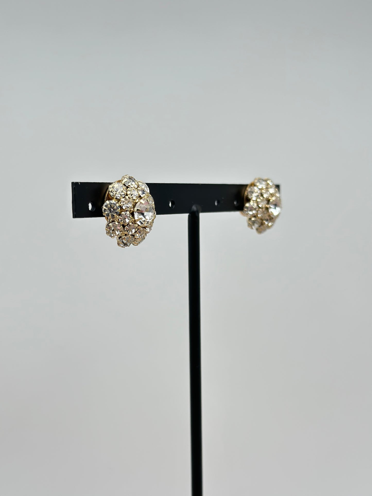 Boucles d’oreilles éléments scintillants - Francine BRAMLI
