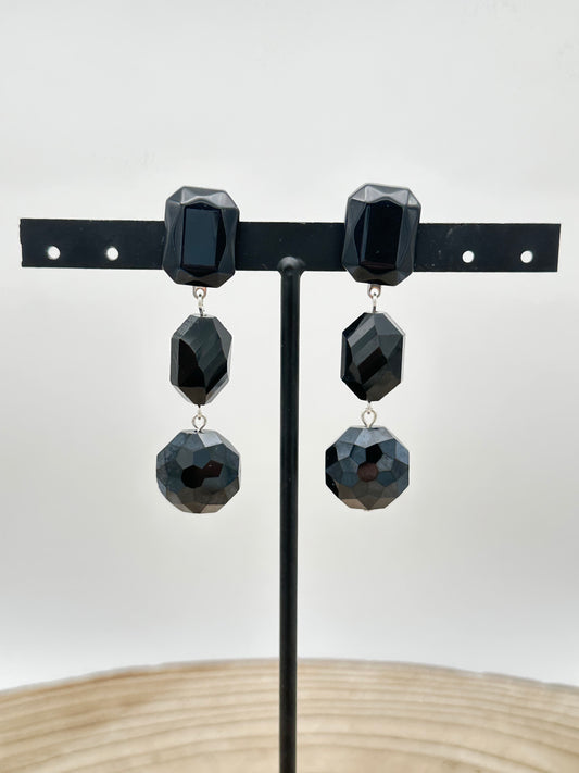 BOUCLES D’OREILLES ÉLÉMENTS SCINTILLANTS - Francine BRAMLI