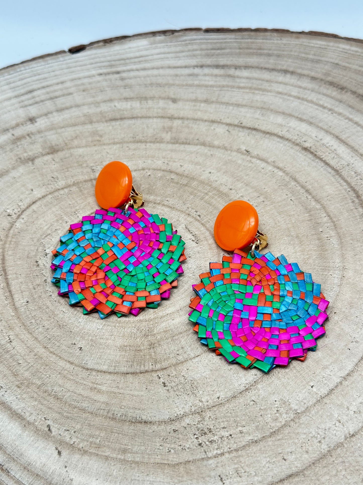 Boucles d’oreilles RAMBOUTAN  - Francine BRAMLI