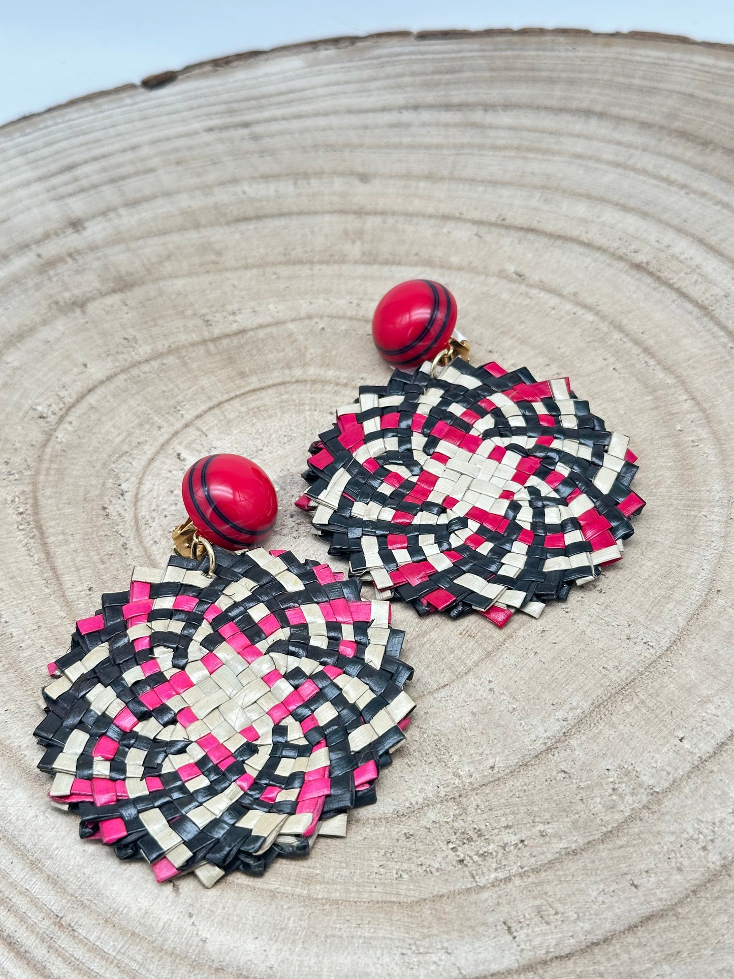 Boucles d’oreilles RAMBOUTAN  - Francine BRAMLI