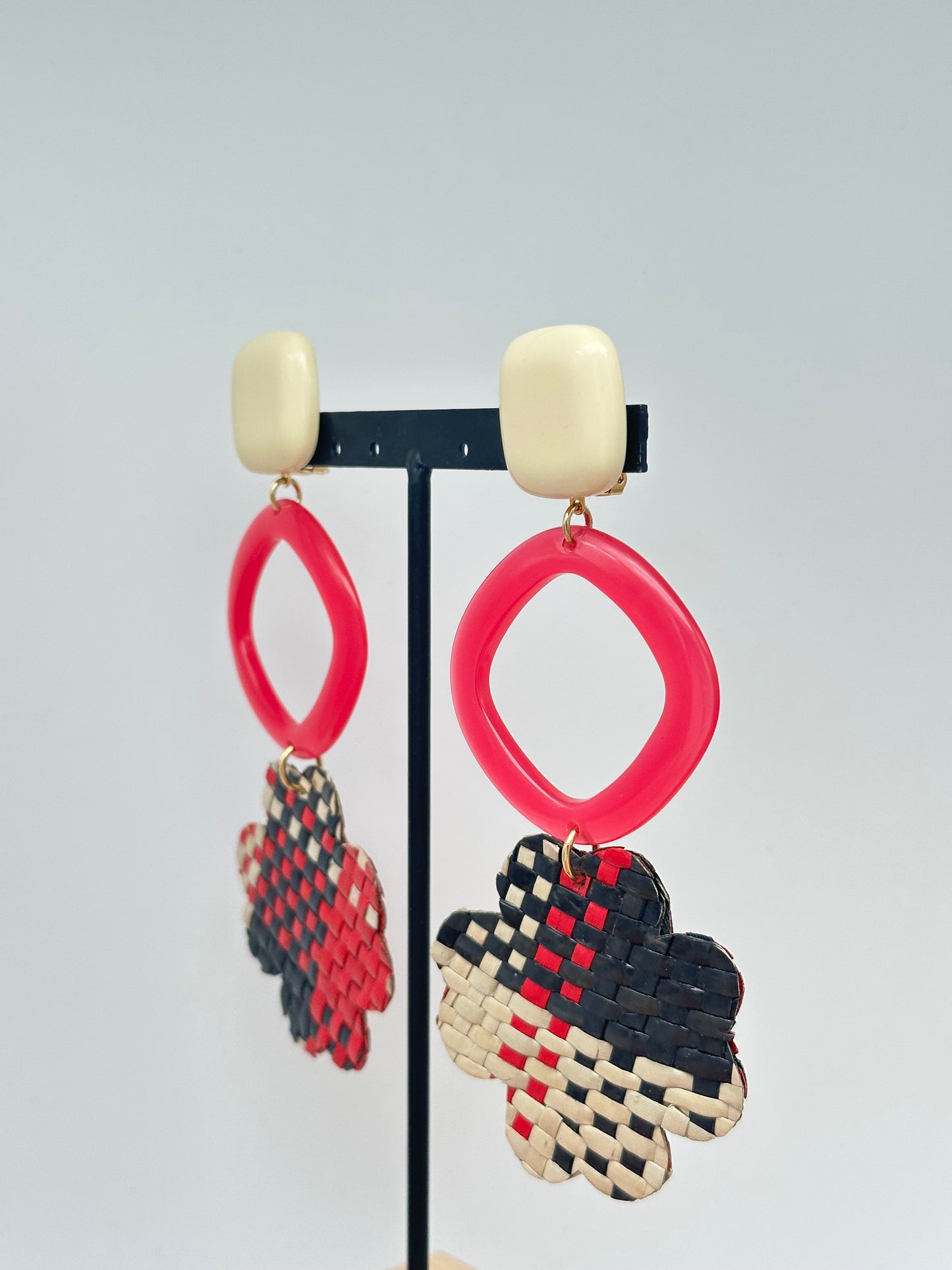 Boucles d’oreilles RAPHIA  - Francine BRAMLI