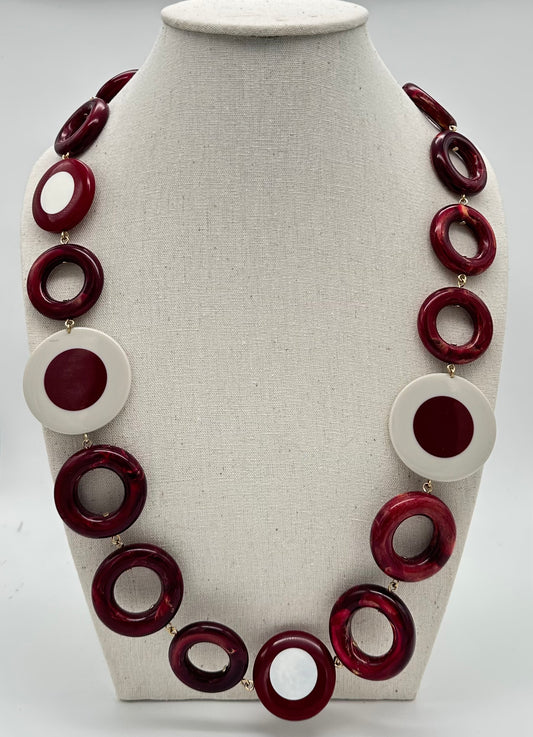 COLLIER ANNEAUX - Francine BRAMLI