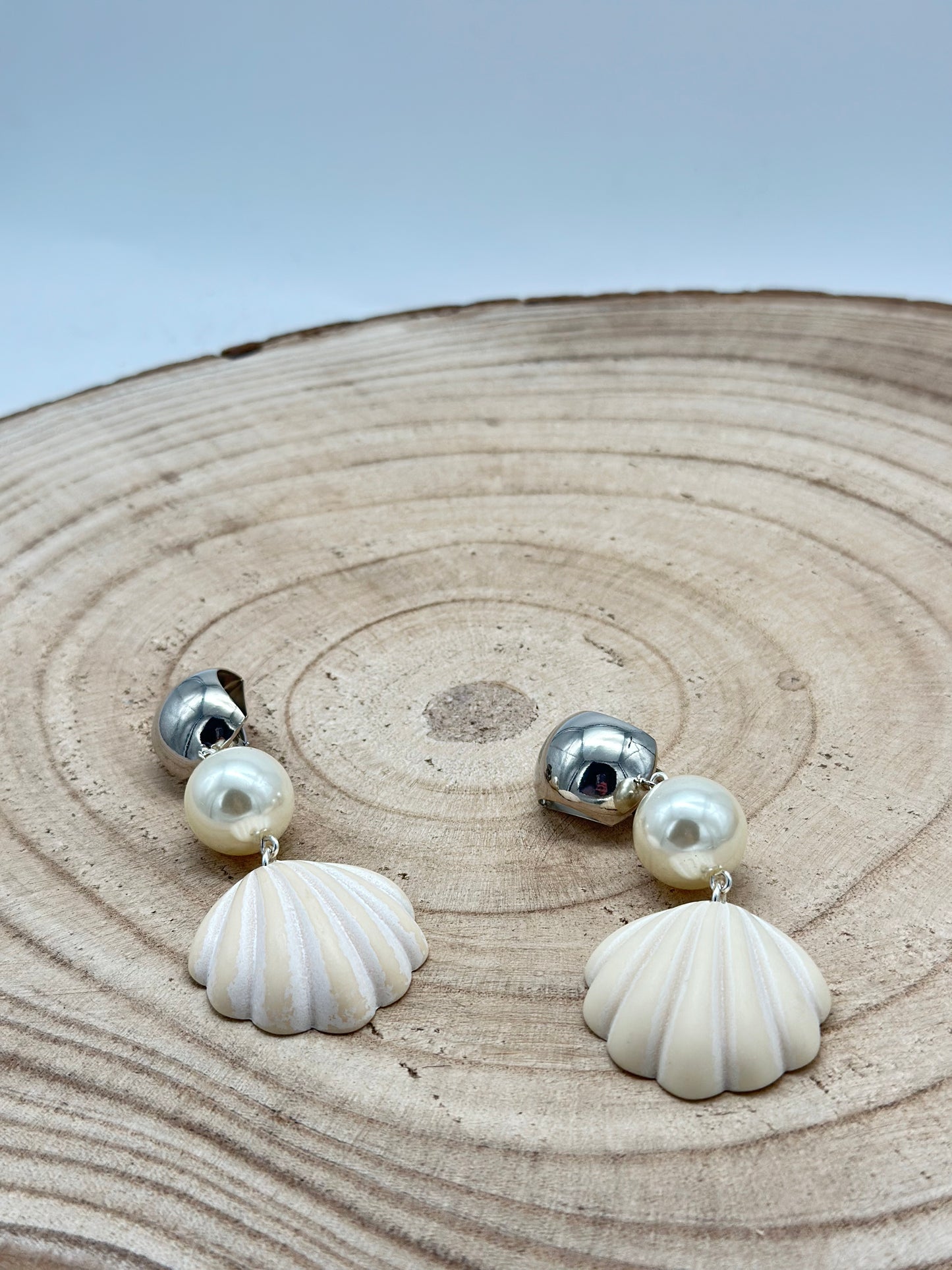 Boucles d’oreilles coquillage - Francine BRAMLI