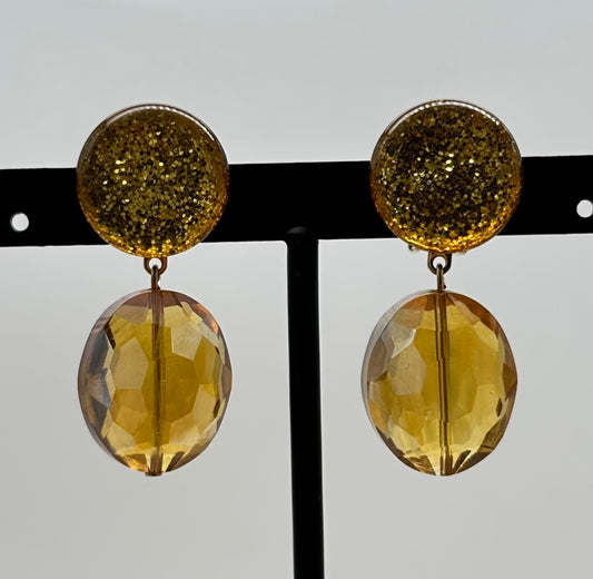 BOUCLES D'OREILLES ÉLÉMENTS SCINTILLANTS - Francine BRAMLI