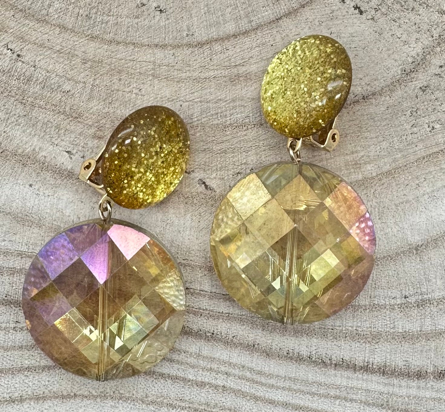 BOUCLES D'OREILLES ÉLÉMENTS SCINTILLANTS - Francine BRAMLI