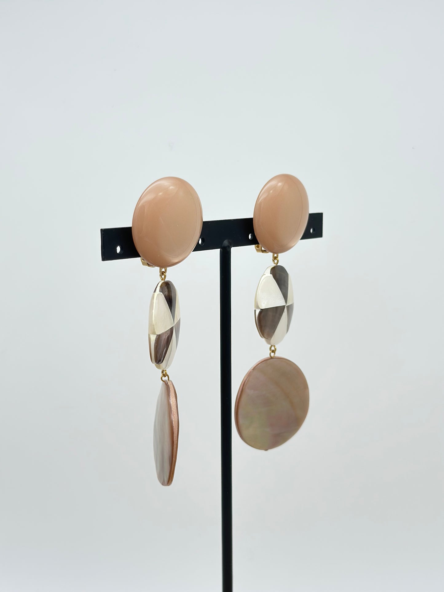 Boucles d’oreilles nacre candy - Francine BRAMLI