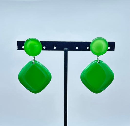 BOUCLES D’OREILLES LOSANGES - Francine BRAMLI