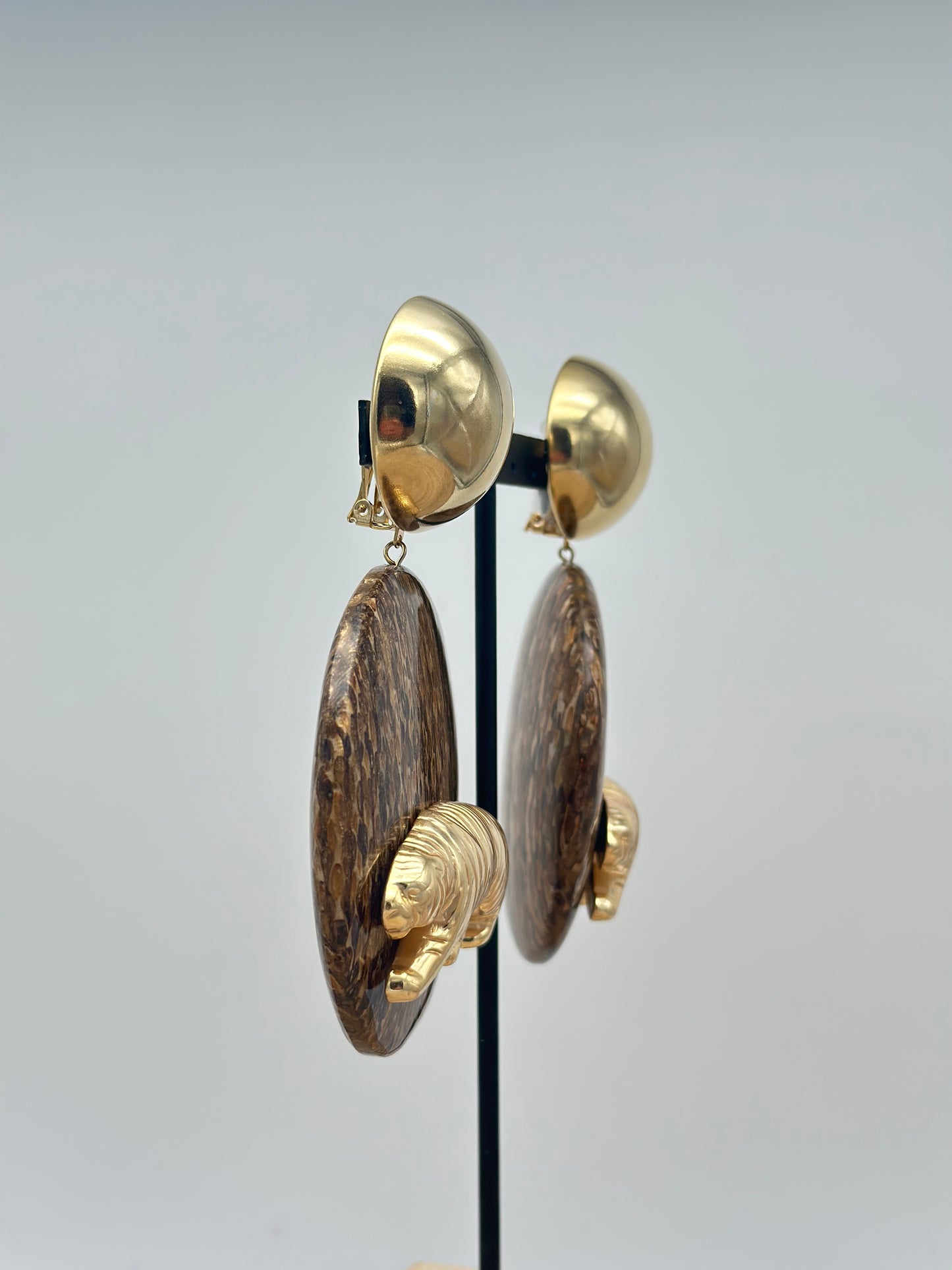 Boucles d’oreilles tigre - Francine BRAMLI