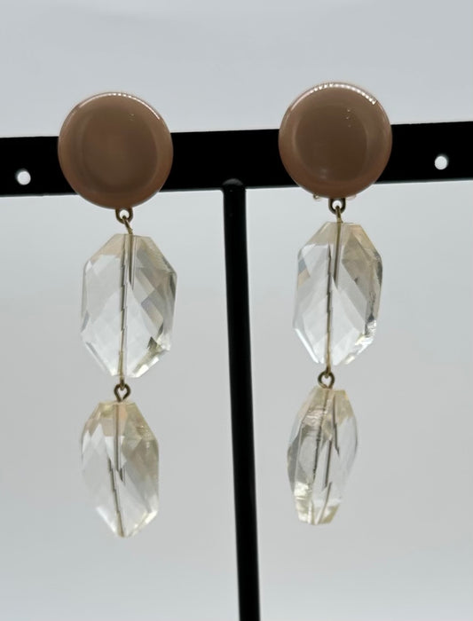BOUCLES D'OREILLES ÉLÉMENTS SCINTILLANTS - Francine BRAMLI