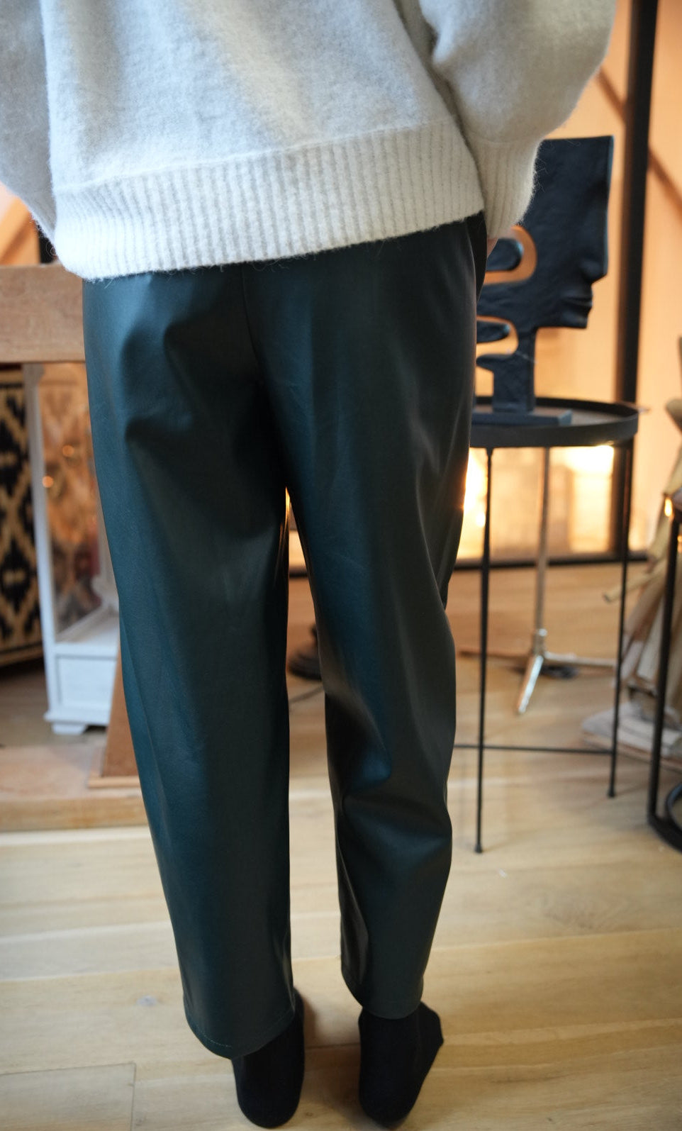 Pantalon simili cuir