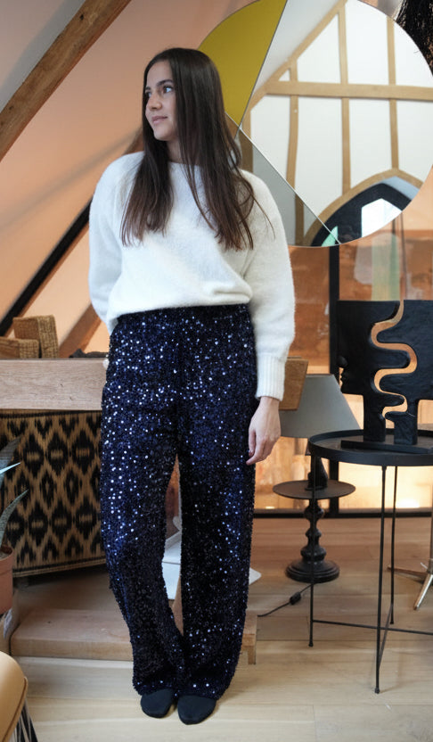 Pantalon à sequins