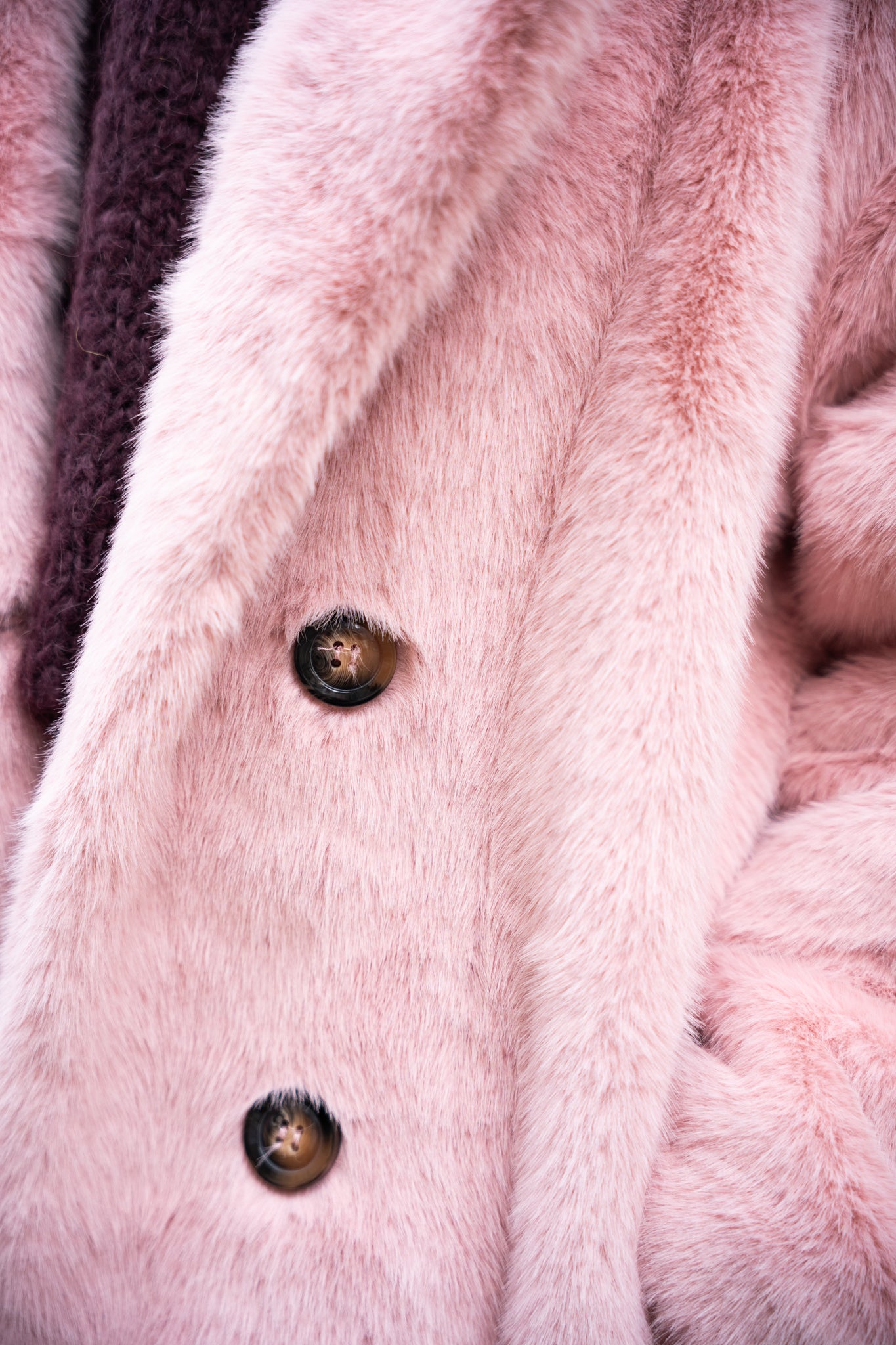 Manteau fausse fourrure