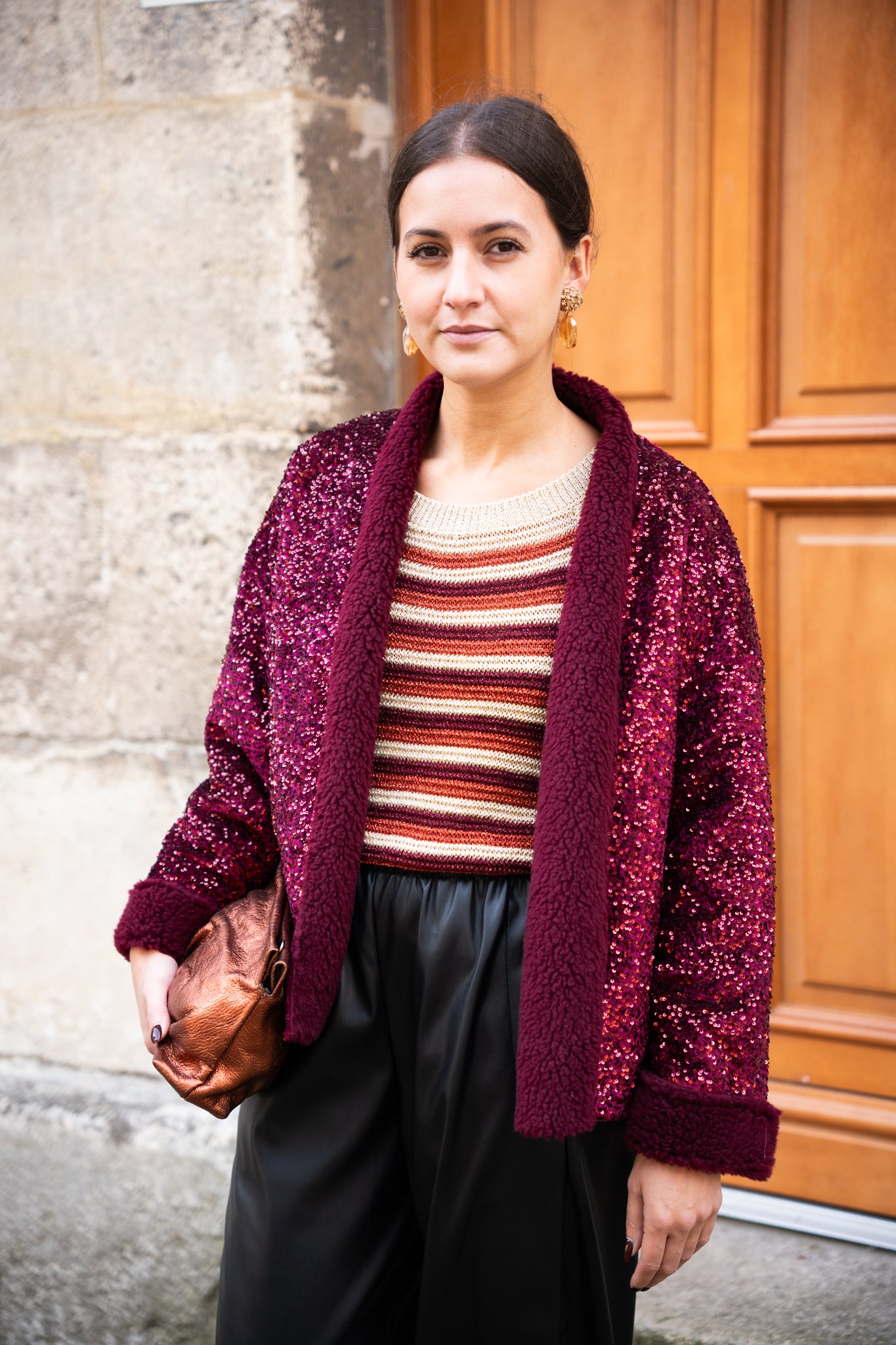 Veste à sequins