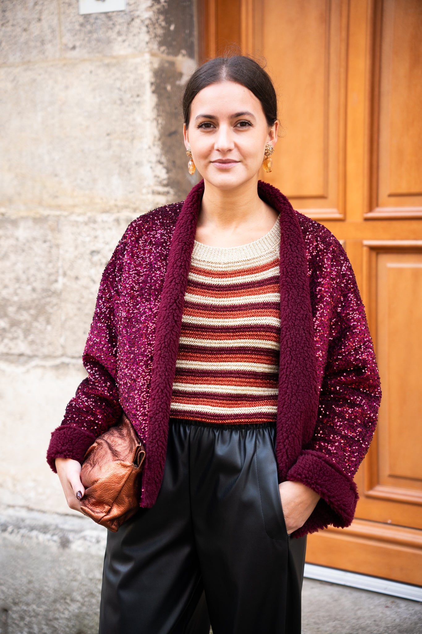 Veste à sequins