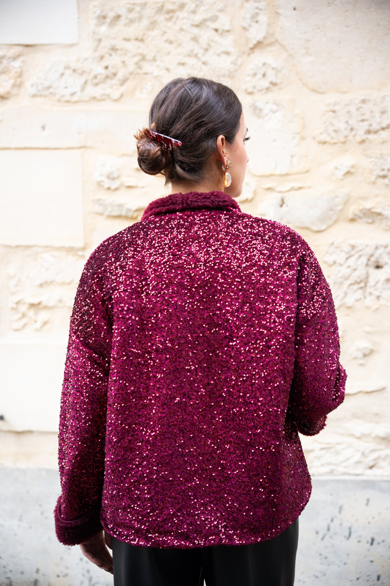 Veste à sequins