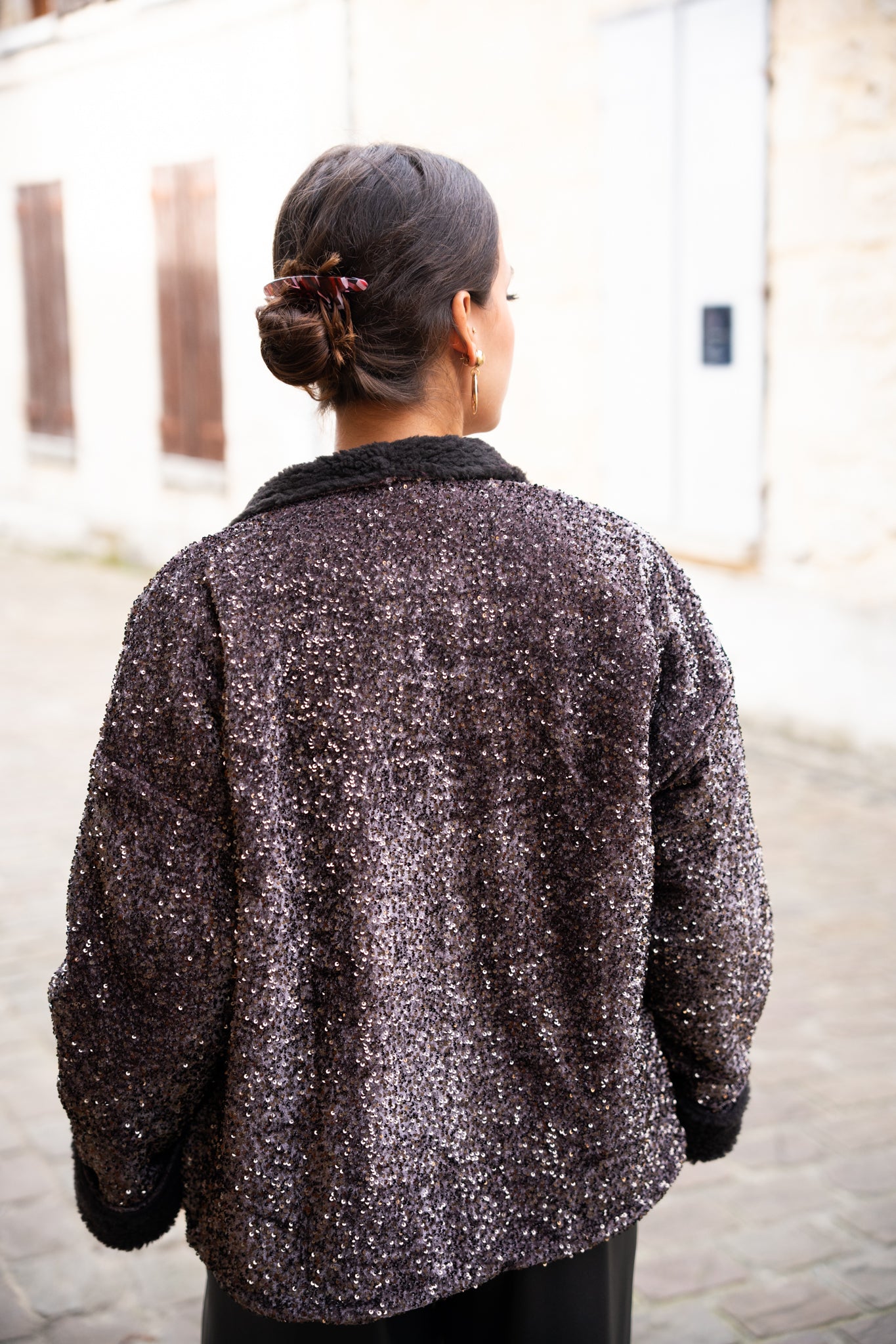 Veste à sequins