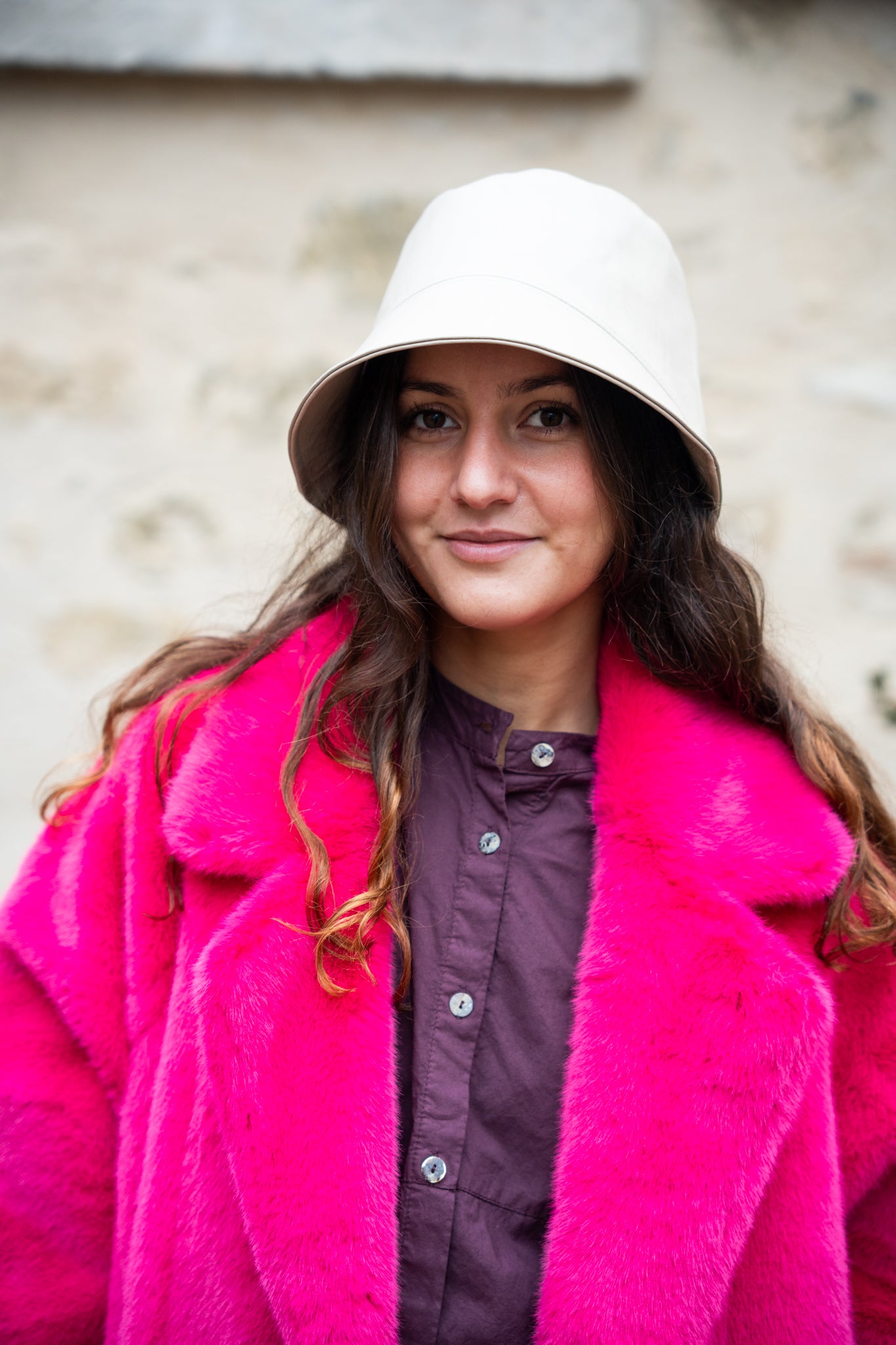 Manteau fausse fourrure