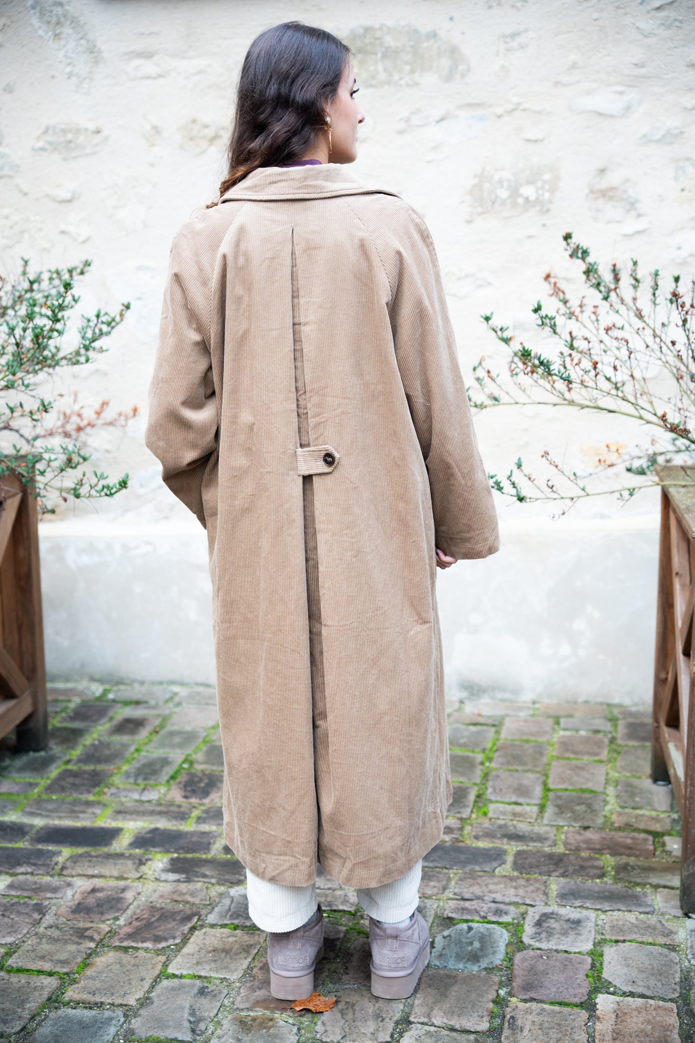 manteau velours côtelé