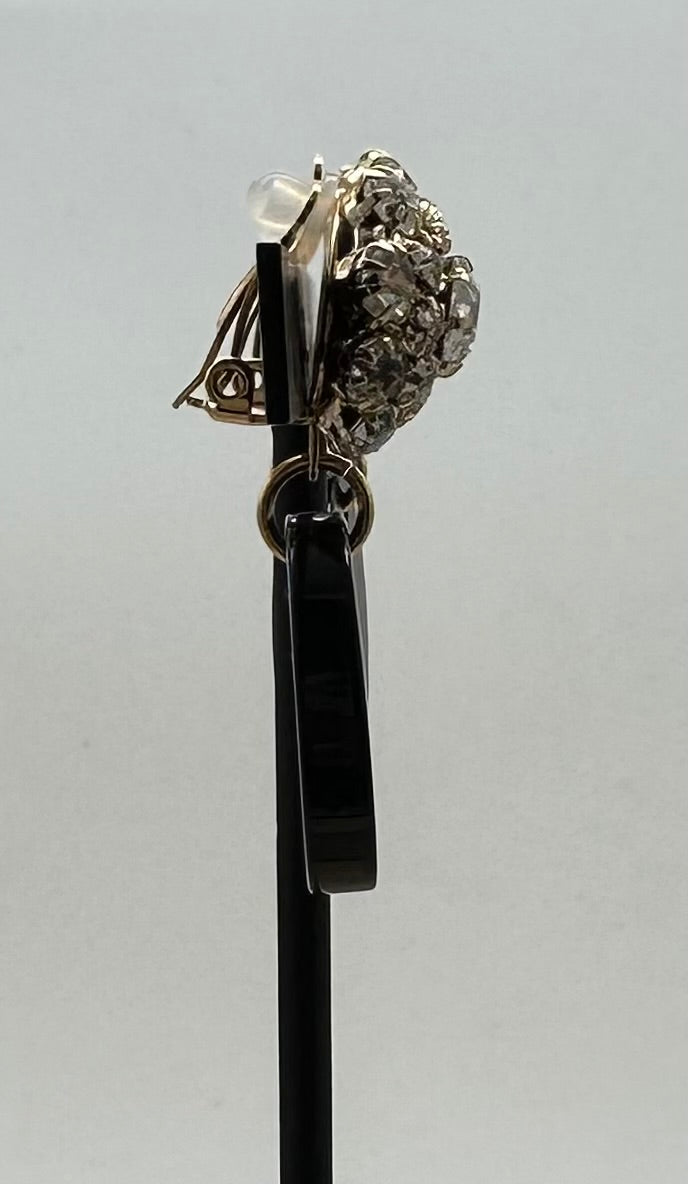 BOUCLES D'OREILLES ÉLÉMENTS SCINTILLANTS - Francine BRAMLI