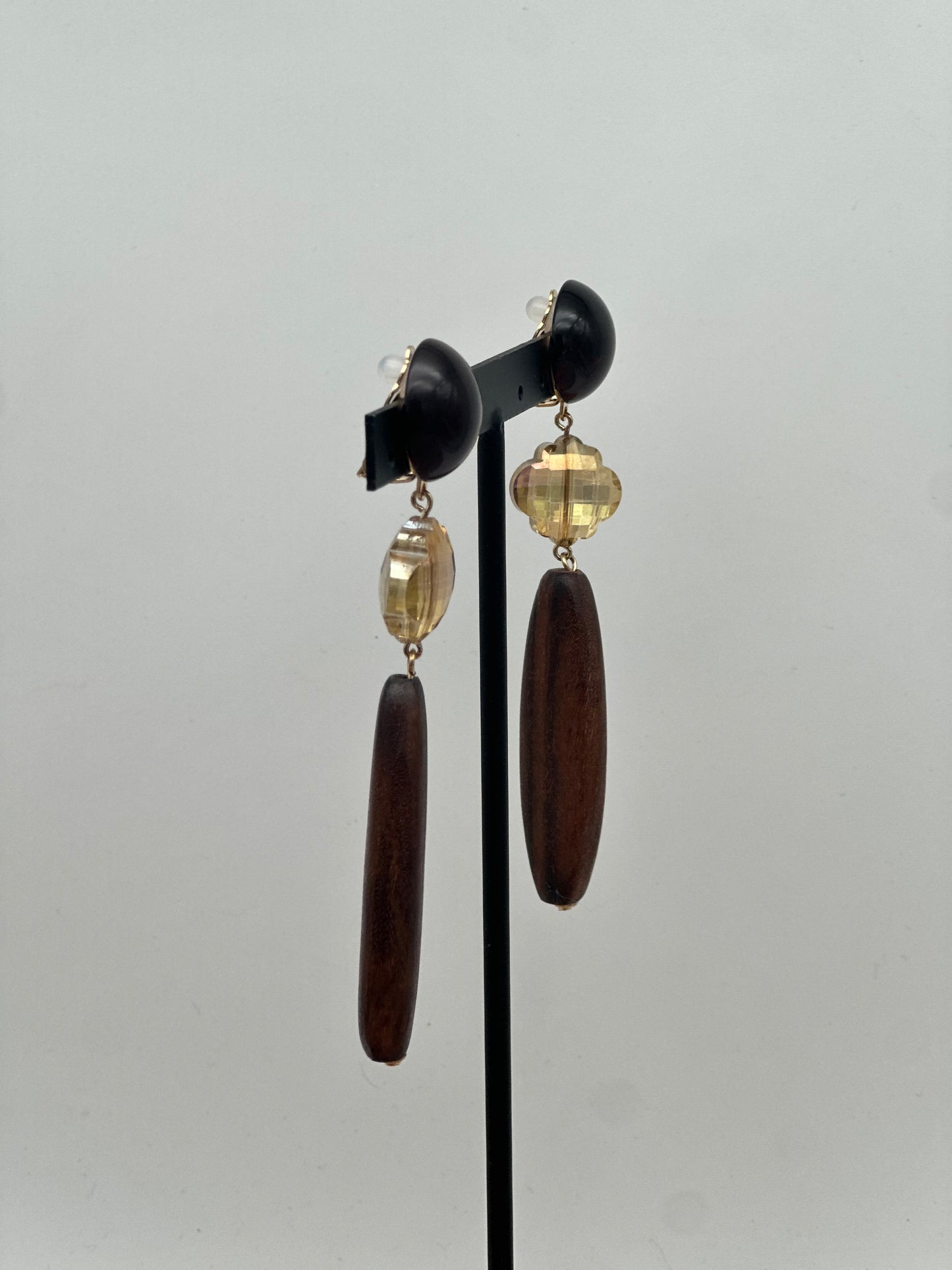 Boucles d’oreilles ÉBÈNE - Francine BRAMLI