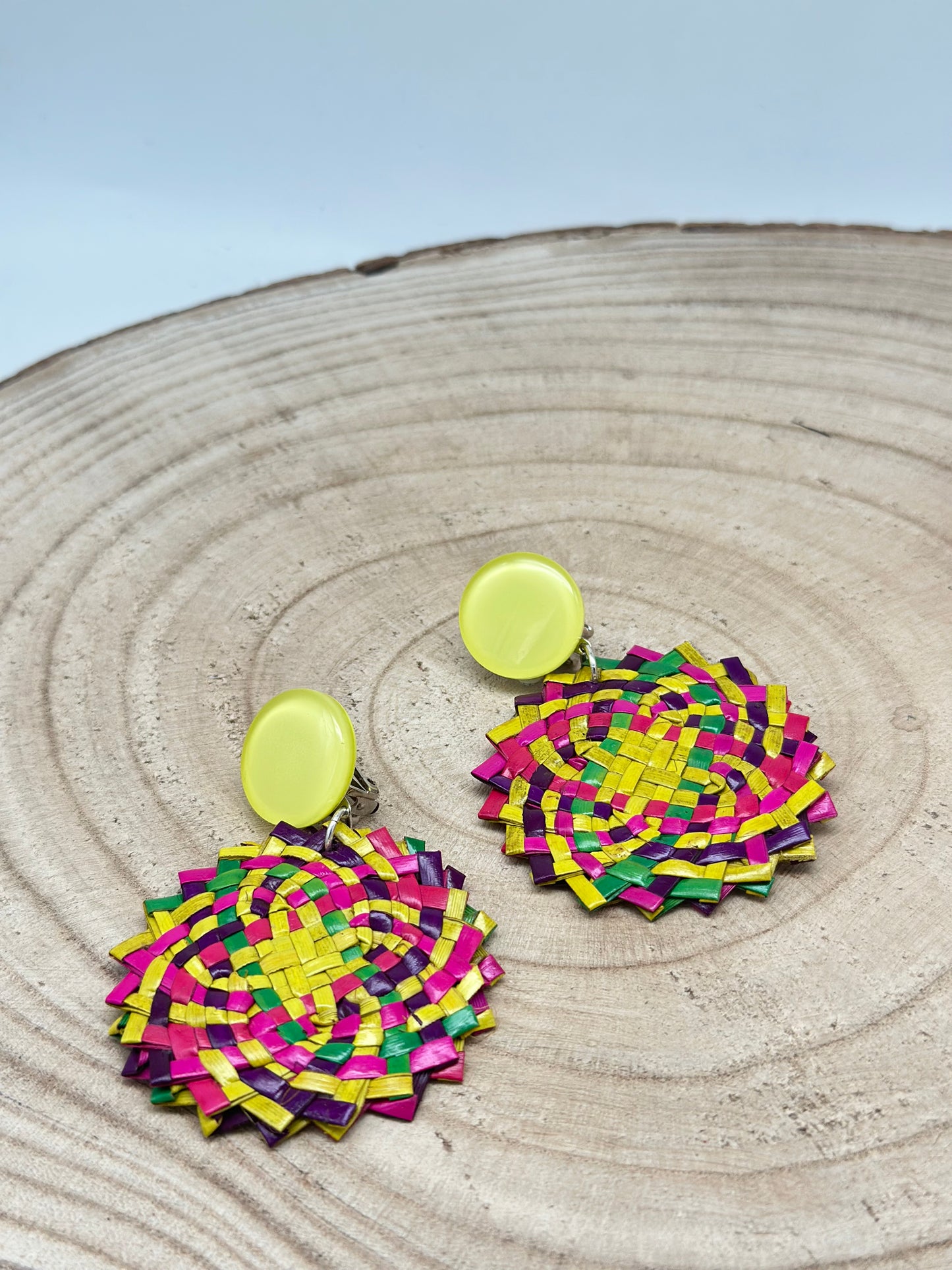Boucles d’oreilles RAMBOUTAN  - Francine BRAMLI