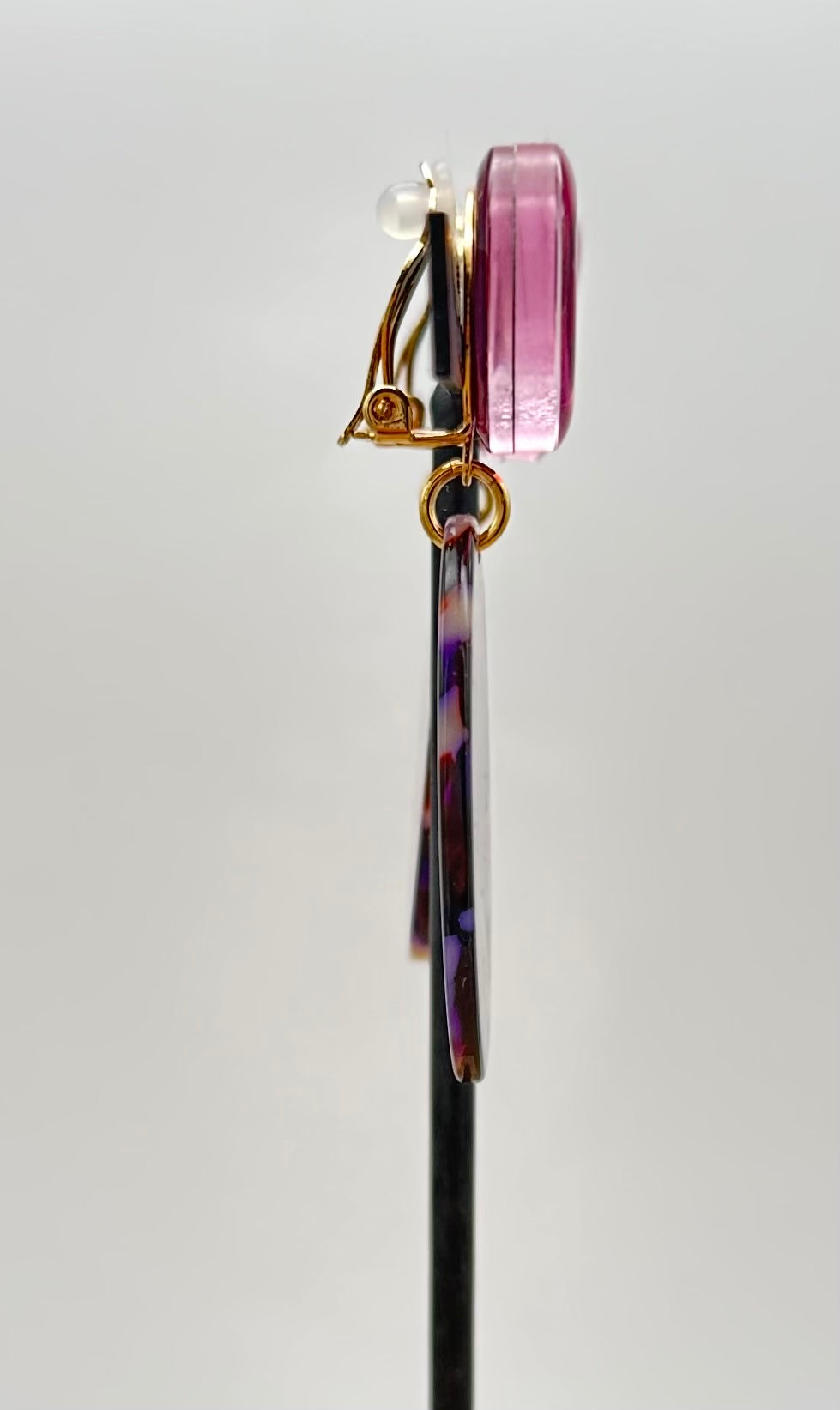 BOUCLES D'OREILLES VIOLETTE - Francine BRAMLI