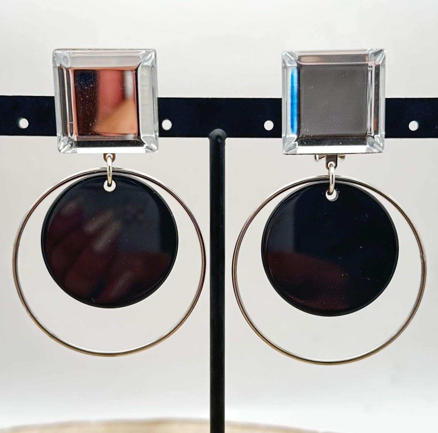 BOUCLES D'OREILLES MIROIR - Francine BRAMLI