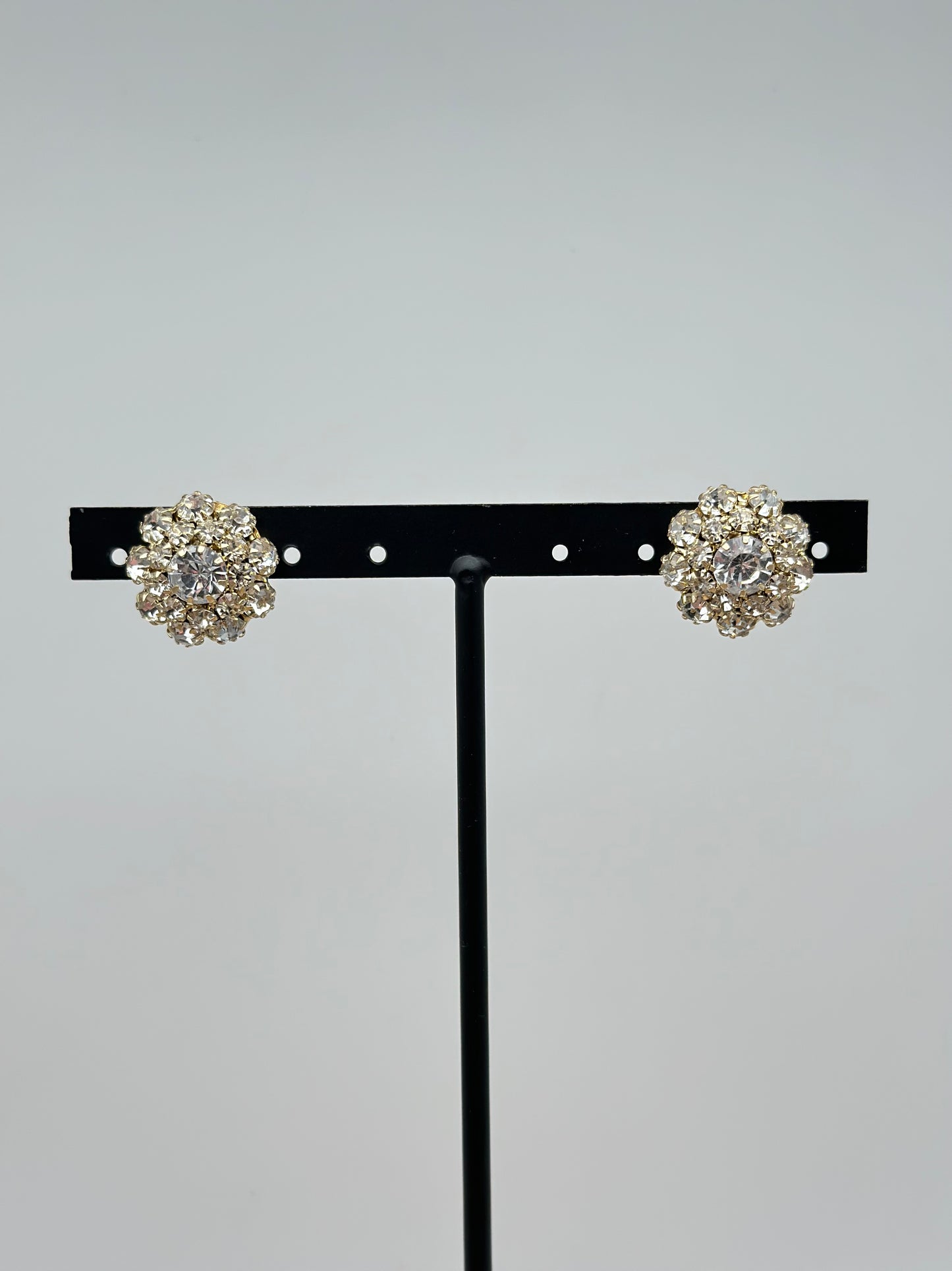 Boucles d’oreilles éléments scintillants - Francine BRAMLI