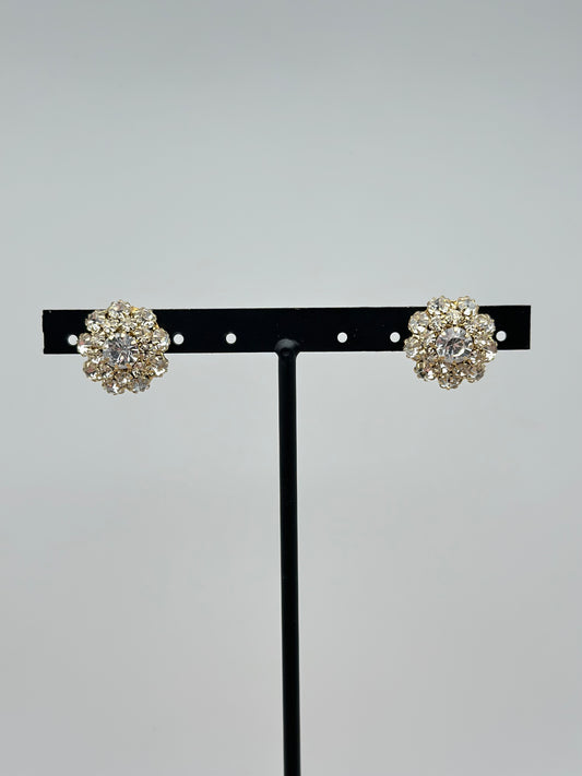 Boucles d’oreilles éléments scintillants - Francine BRAMLI