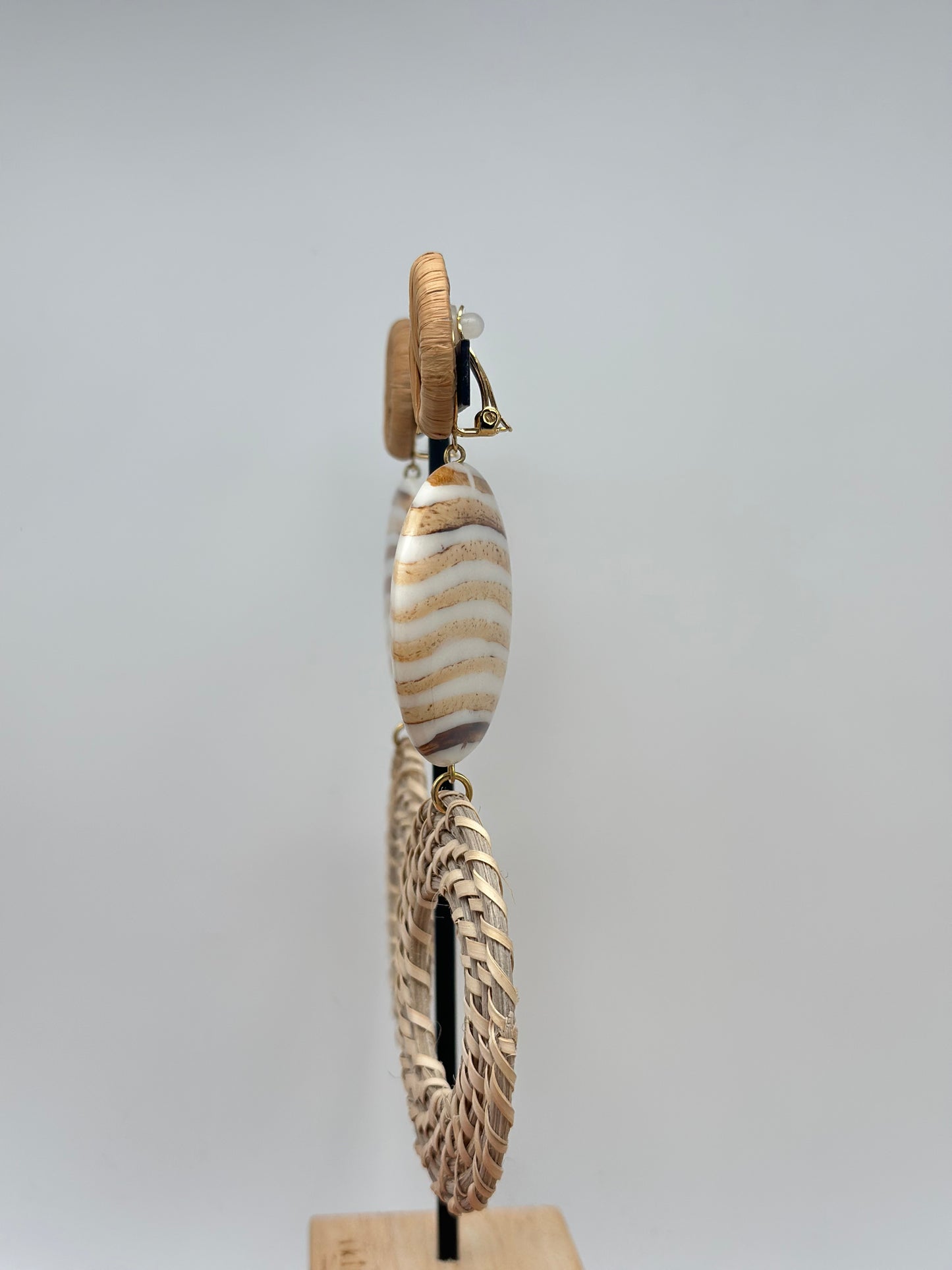 Boucles d’oreilles RAPHIA  - Francine BRAMLI