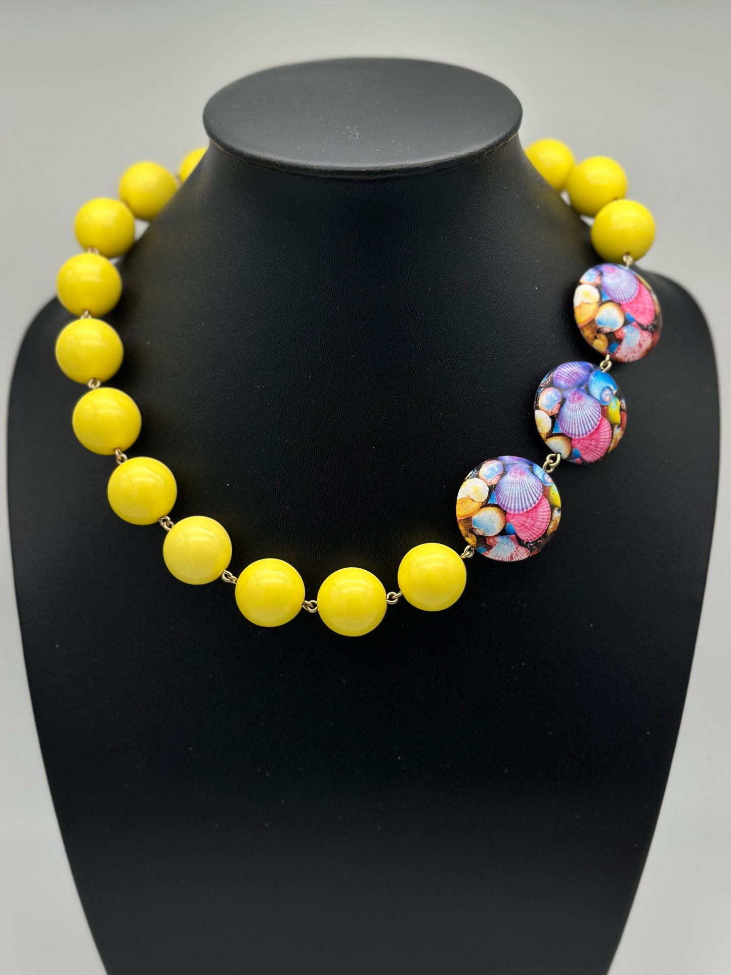 Collier jaune - Francine BRAMLI