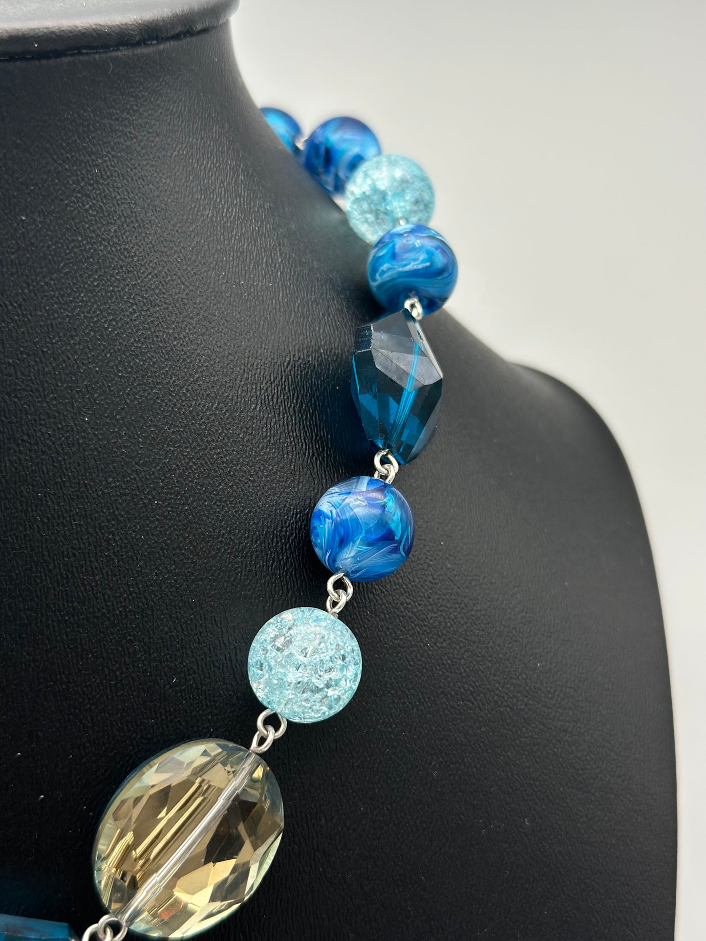 Collier bleu - Francine BRAMLI