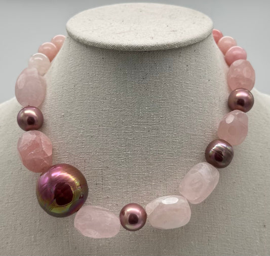 COLLIER PERLES - Francine BRAMLI