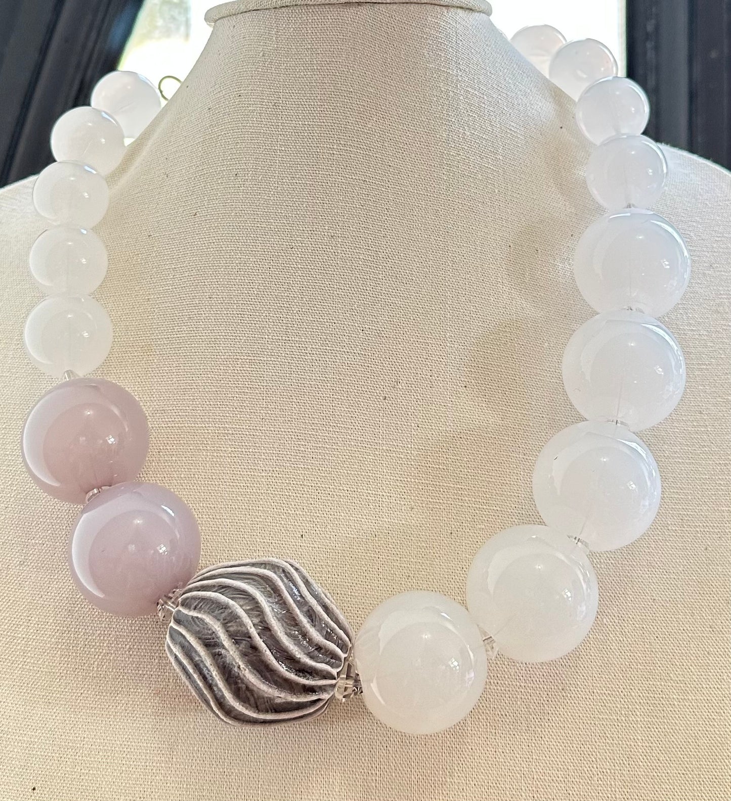 COLLIER PERLES - Francine BRAMLI