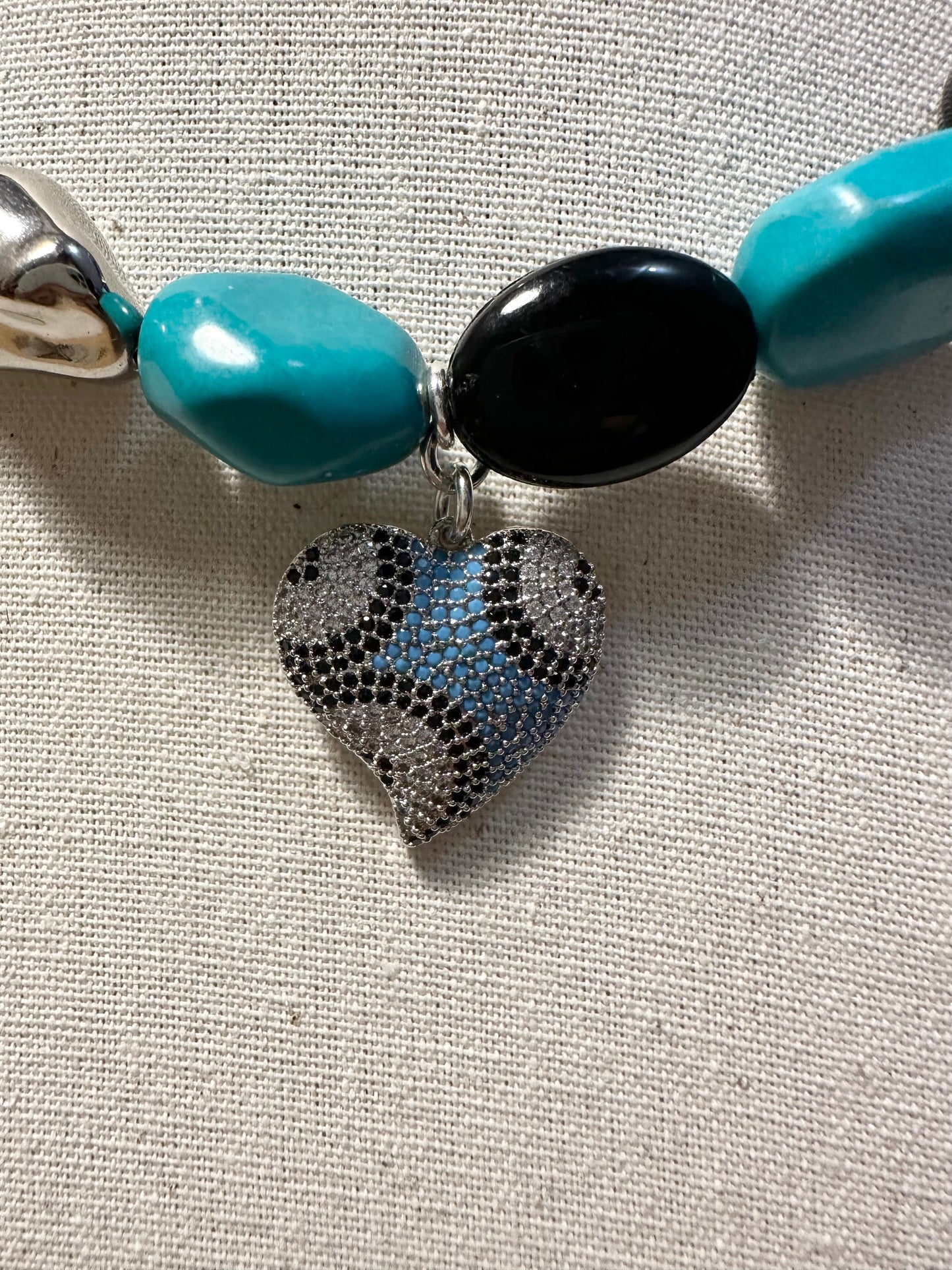 COLLIER CŒUR ZIRCONIUM - FRANCINE BRAMLI