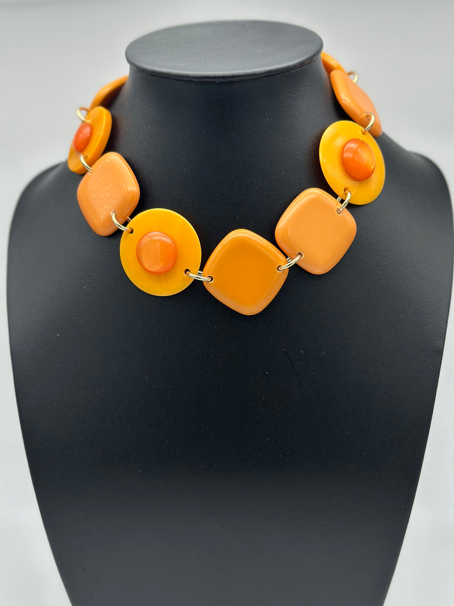 Collier orange - Francine BRAMLI